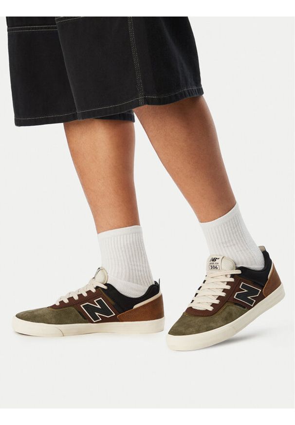 New Balance Sneakersy UN306BST Kolorowy. Materiał: skóra, zamsz. Wzór: kolorowy