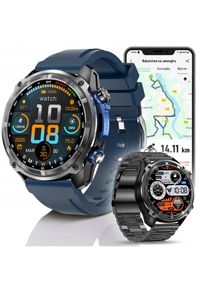 JG Smart - Smartwatch Męski - Zegarek Menu PL GPS Amoled Dyktafon Wodoodpony - 860mAh. Rodzaj zegarka: smartwatch