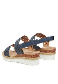 Clara Barson Espadryle WS2189-52 Granatowy. Kolor: niebieski. Materiał: syntetyk, materiał #7