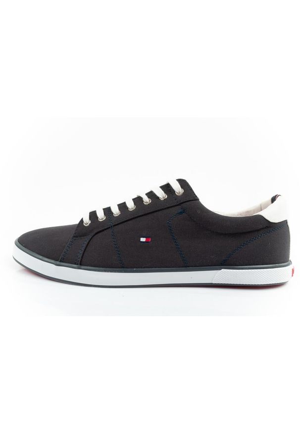 TOMMY HILFIGER - Buty sportowe trampki do chodzenia męskie Tommy Hilfiger. Kolor: niebieski. Sport: turystyka piesza
