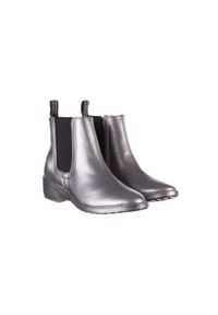 emu - Kalosze Emu Ellin Rainboot Silver 119125, Srebrny, Guma. Kolor: srebrny. Materiał: tworzywo sztuczne. Szerokość cholewki: normalna. Sezon: zima, jesień. Obcas: na obcasie. Wysokość obcasa: niski #4