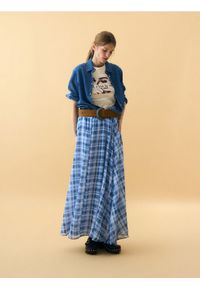 Reserved - Koszula regular z lyocellem - niebieski. Kolor: niebieski. Materiał: wiskoza, tkanina #1