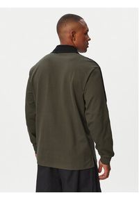 Adidas - adidas Bluza 3-Stripes Rugby Longsleeve Polo KE4113 Khaki Regular Fit. Typ kołnierza: polo. Kolor: brązowy. Materiał: bawełna. Długość rękawa: długi rękaw #2
