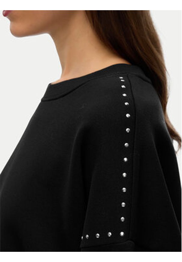 Vero Moda Bluza Lotte 10333544 Czarny Regular Fit. Kolor: czarny. Materiał: bawełna, syntetyk