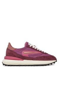 D.A.T.E. Sneakersy Athleta W421-AT-NY Różowy. Kolor: różowy. Materiał: skóra, zamsz