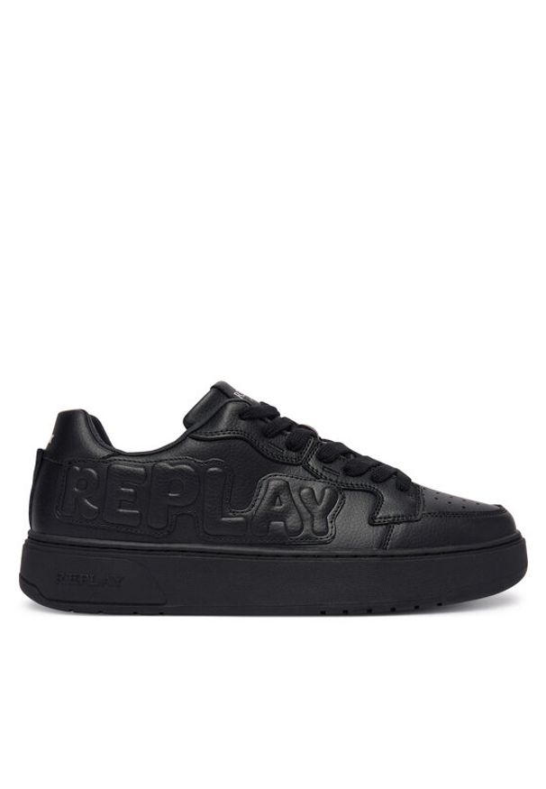 Replay - REPLAY Sneakersy GMZ6Z.000.C0005L Czarny. Kolor: czarny. Materiał: skóra