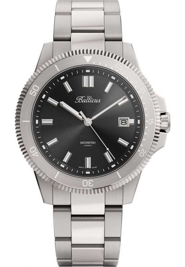 BALTICUS - Zegarek Balticus Zegarek męski Balticus BLT-BTMFBLA srebrny. Kolor: srebrny