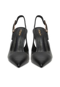 DeeZee Szpilki 6-705-8 Czarny. Kolor: czarny. Materiał: skóra. Obcas: na szpilce #6