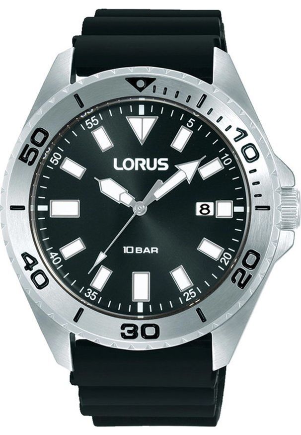 Zegarek męski Lorus RXH55KX9 czarny. Kolor: czarny
