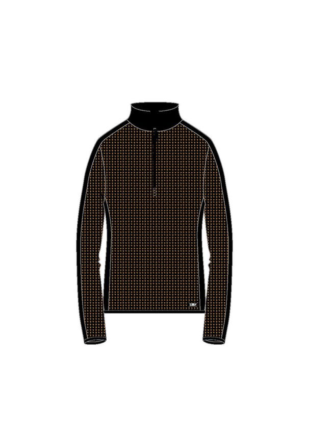 Golf damska narciarska CMP 33L0476. Typ kołnierza: golf. Kolor: wielokolorowy, brązowy, czarny. Sezon: zima. Sport: golf, narciarstwo