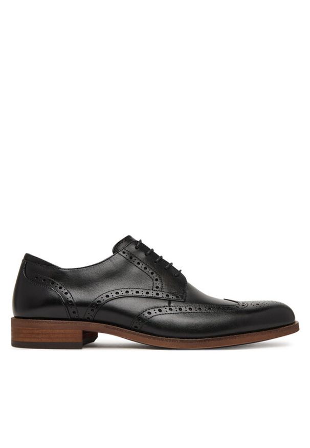 Clarks Półbuty CraftRemi Tip 26186390 Czarny. Kolor: czarny. Materiał: skóra