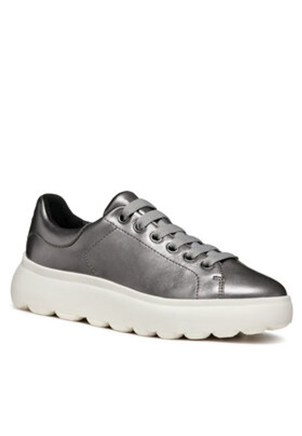 Geox Sneakersy Spherica Ec4.1 D45TCD 000CF C1357 Czarny. Kolor: czarny. Materiał: skóra