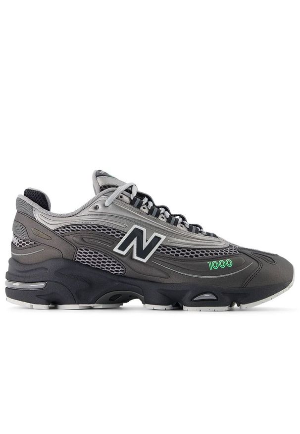 Buty unisex New Balance M1000T - szare. Kolor: szary. Materiał: materiał, skóra. Szerokość cholewki: normalna