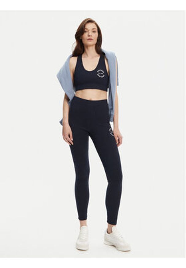 TOMMY HILFIGER - Tommy Hilfiger Biustonosz top UW0UW05891 Granatowy. Kolor: niebieski. Materiał: bawełna