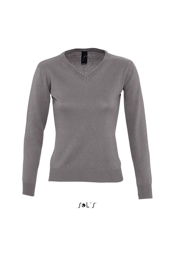 SOL'S - Sweter damski Sol's Galaxy. Kolor: szary. Materiał: polar. Sezon: zima