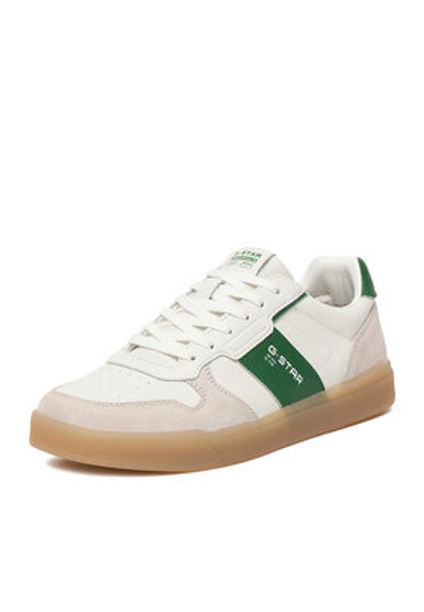 G-Star RAW - G-Star Raw Sneakersy EO-SANDER-03 Biały. Kolor: biały. Materiał: syntetyk, skóra