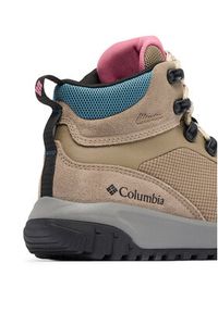 columbia - Columbia Trzewiki Burnsider™ Waterproof 2128841 Brązowy. Kolor: brązowy. Materiał: materiał #6