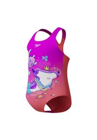 Strój kąpielowy dla dzieci Speedo Digital Printed Diva. Kolor: różowy