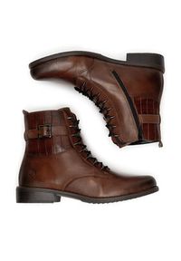 Remonte Trzewiki D0F72-22 Brązowy. Kolor: brązowy. Materiał: skóra #7