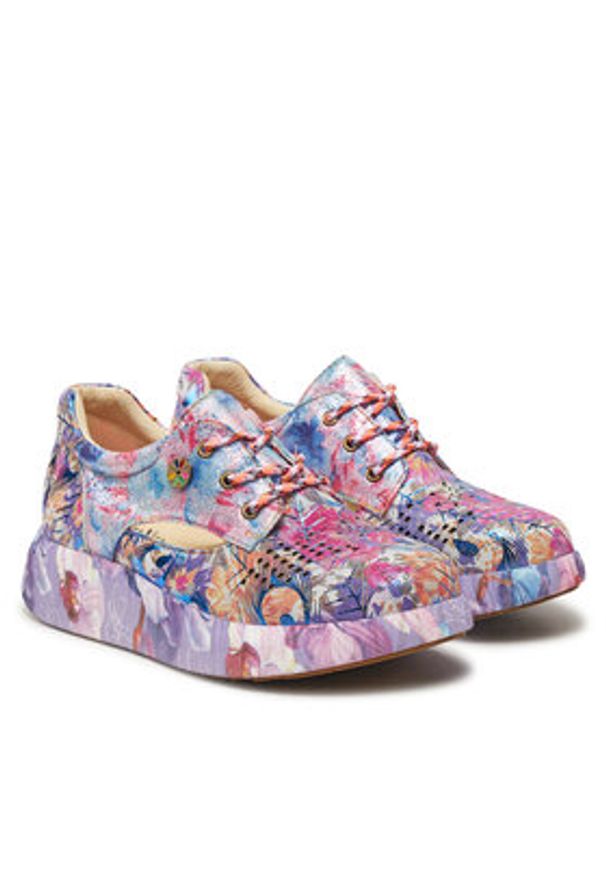 Laura Vita Sneakersy Nikito 27 Kolorowy. Materiał: skóra. Wzór: kolorowy