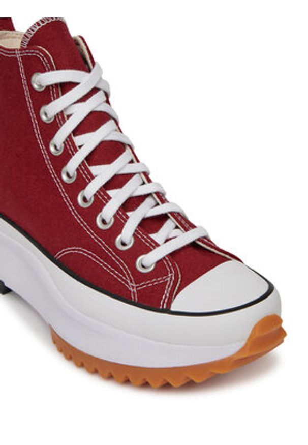 Converse Trampki Run Star Hike Platform A12598C Czerwony. Kolor: czerwony. Materiał: materiał. Obcas: na platformie