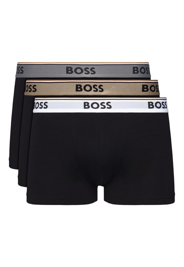 BOSS Komplet bokserek 50554693 Czarny. Kolor: czarny. Materiał: bawełna