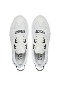 Versace Jeans Couture Sneakersy Speedtrack 77YA3SC4 Biały. Kolor: biały. Materiał: skóra