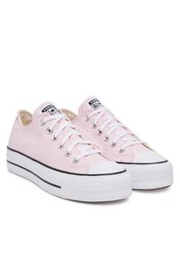 Converse Trampki Chuck Taylor All Star Lift Platform A11875C Różowy. Kolor: różowy. Materiał: materiał. Obcas: na platformie