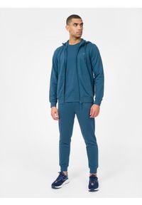 4f - Spodnie dresowe joggery męskie. Kolor: niebieski. Materiał: dresówka