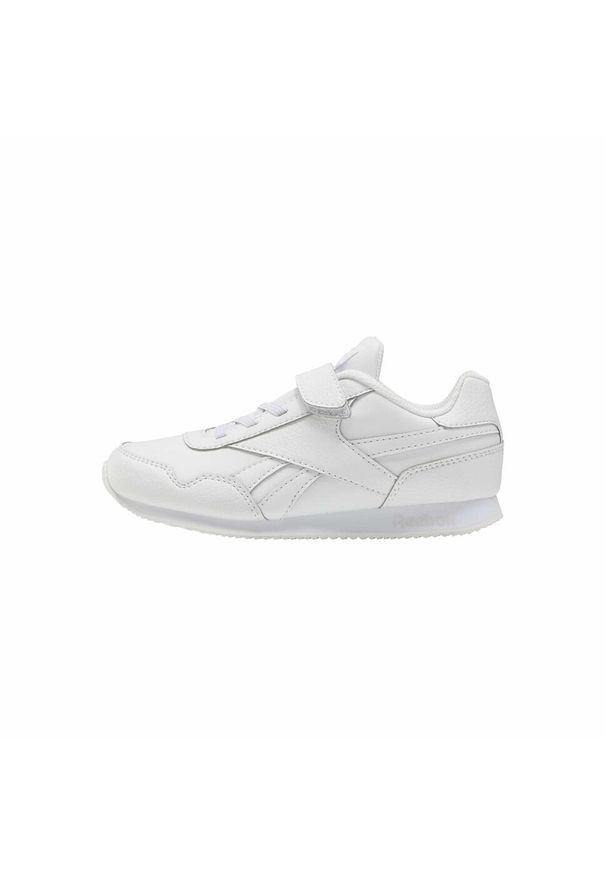 Buty do chodzenia dla dzieci Reebok Royal Cljog 30 1V. Zapięcie: rzepy. Kolor: biały. Materiał: materiał, syntetyk. Szerokość cholewki: normalna. Model: Reebok Royal. Sport: turystyka piesza