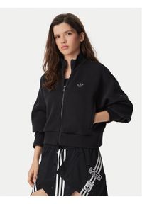 Adidas - adidas Bluza Spacer KR9149 Czarny Loose Fit. Okazja: na spacer. Kolor: czarny. Materiał: bawełna #1