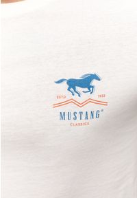 Mustang - MUSTANG AUSTIN MĘSKI T-SHIRT KOSZULKA LOGO WHISPER WHITE 1014952 2013 #6