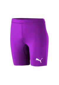 Puma - Spodnie Męskie Liga Base Layer. Kolor: fioletowy