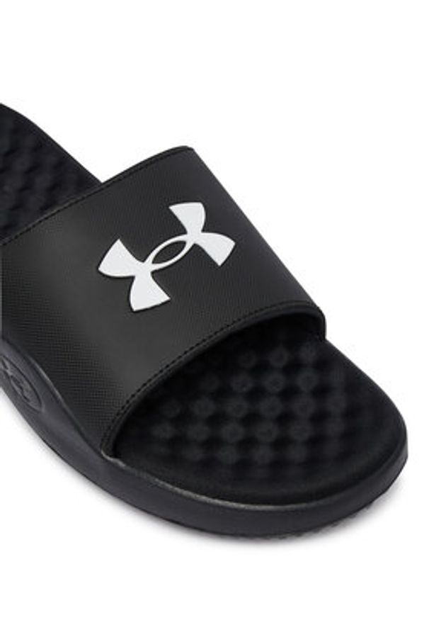 Under Armour Klapki UA Ignite Pro 8 Fix 6010383 Czarny. Kolor: czarny. Materiał: skóra