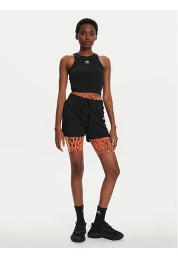 Adidas - adidas Szorty sportowe Essentials Linear French Terry Shorts IC4442 Czarny Slim Fit. Kolor: czarny. Materiał: bawełna