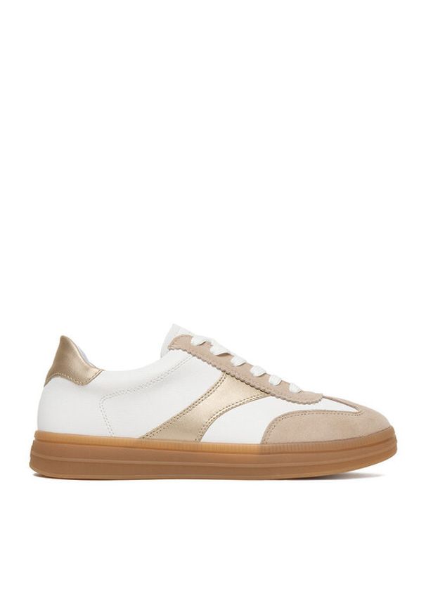 Remonte Sneakersy D2C01-81 Biały. Kolor: biały. Materiał: syntetyk, skóra