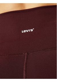 Levi's® Legginsy Off Duty 16662-0003 Bordowy Slim Fit. Kolor: czerwony. Materiał: syntetyk #2