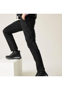 Regatta - Damskie wodoodporne spodnie Highton Stretch. Kolor: szary, wielokolorowy, brązowy, czarny. Sezon: lato. Sport: turystyka piesza #1