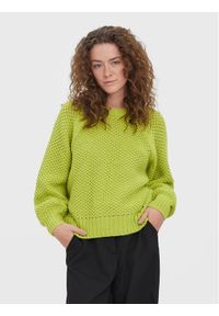 Vero Moda Sweter Vertie 10271197 Zielony Relaxed Fit. Kolor: zielony. Materiał: syntetyk #1