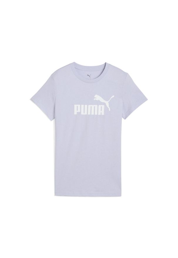 Puma - Damska koszulka z logo ESS No. 1 PUMA Cool Weather Blue. Kolor: niebieski