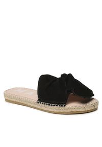 Manebi Espadryle Sandals With Knot K 1.0 JK Czarny. Kolor: czarny. Materiał: zamsz, skóra #5