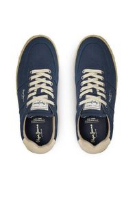 Pepe Jeans Espadryle Drenan Sporty PMS10323 Granatowy. Kolor: niebieski. Materiał: materiał. Styl: sportowy