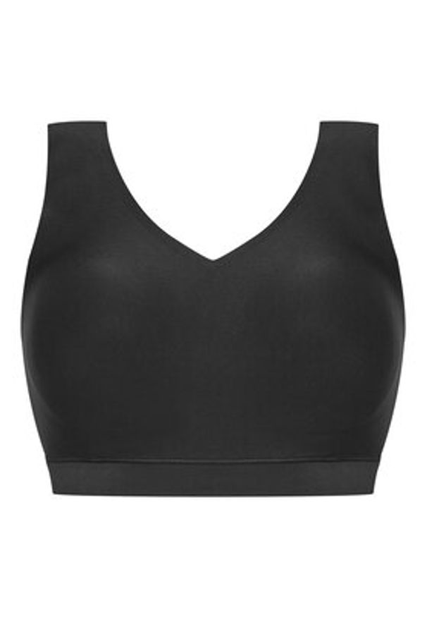 Chantelle Biustonosz top Soft Stretch C16A10 Czarny. Kolor: czarny. Materiał: syntetyk
