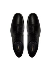 Clarks Półbuty Howard Cap 261620127 Czarny. Kolor: czarny. Materiał: skóra #3