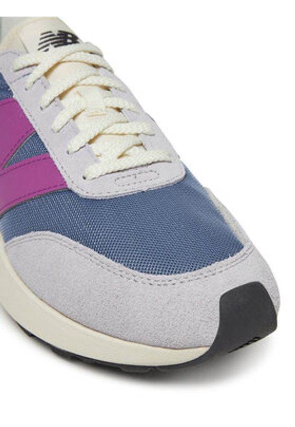 New Balance Sneakersy U370DC Granatowy. Kolor: niebieski. Materiał: zamsz, skóra