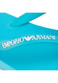 Emporio Armani - Japonki EMPORIO ARMANI - X3QS04 XL827 00765 Turquoise. Kolor: niebieski. Materiał: materiał. Sezon: lato #2