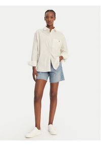 Calvin Klein Jeans Koszula LV047F103G Beżowy Relaxed Fit. Kolor: beżowy. Materiał: bawełna #4