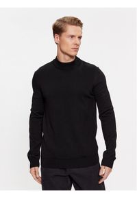 Hugo Sweter San Matteo-M 50474173 Czarny Regular Fit. Kolor: czarny. Materiał: wełna