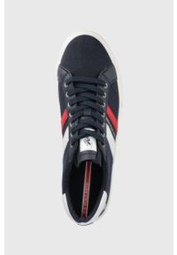 U.S. Polo Assn. tenisówki męskie kolor granatowy. Nosek buta: okrągły. Zapięcie: sznurówki. Kolor: niebieski. Materiał: guma #3
