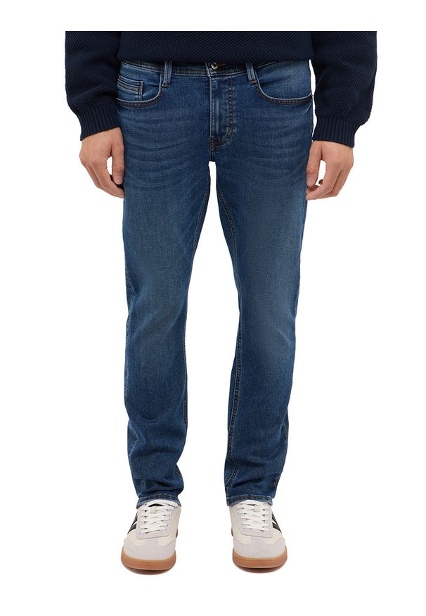 Męskie Spodnie jeansowe Mustang Style Oregon Slim K Denim Blue 1017226 5000 682